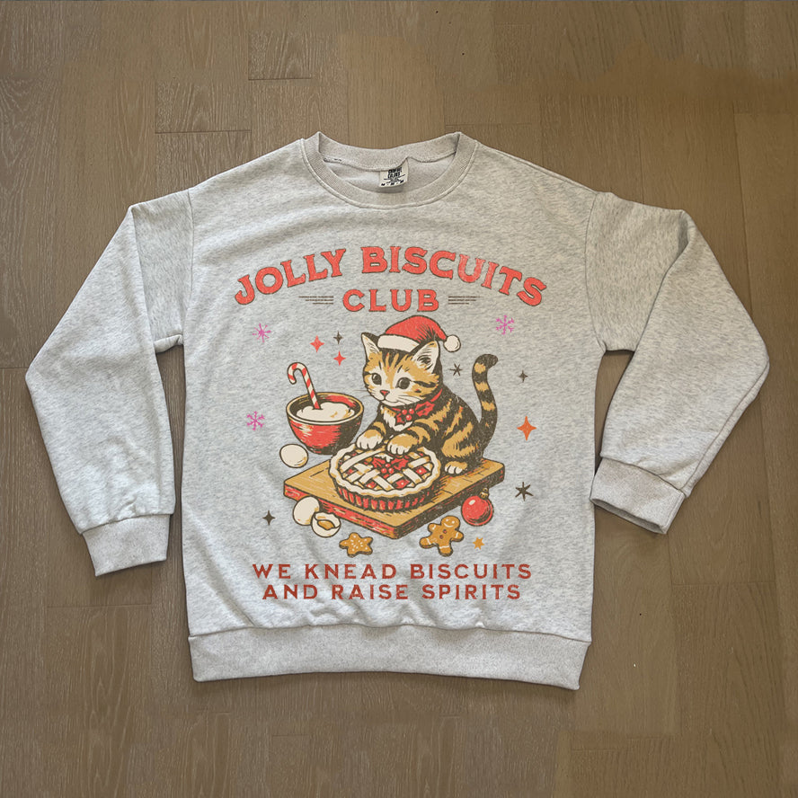 Christmas Cat Baking Sweatshirt