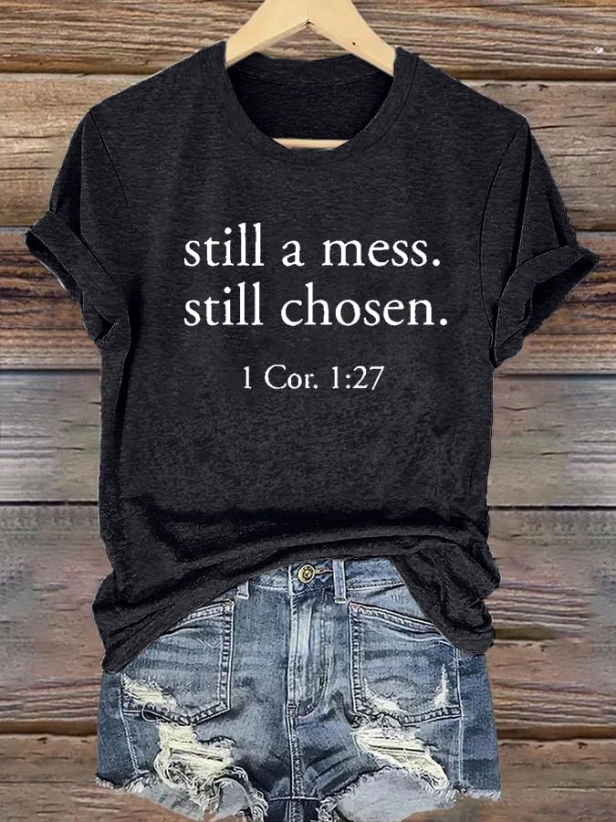 Women's casual faith is still in chaos, and printed T-shirts are still chosen