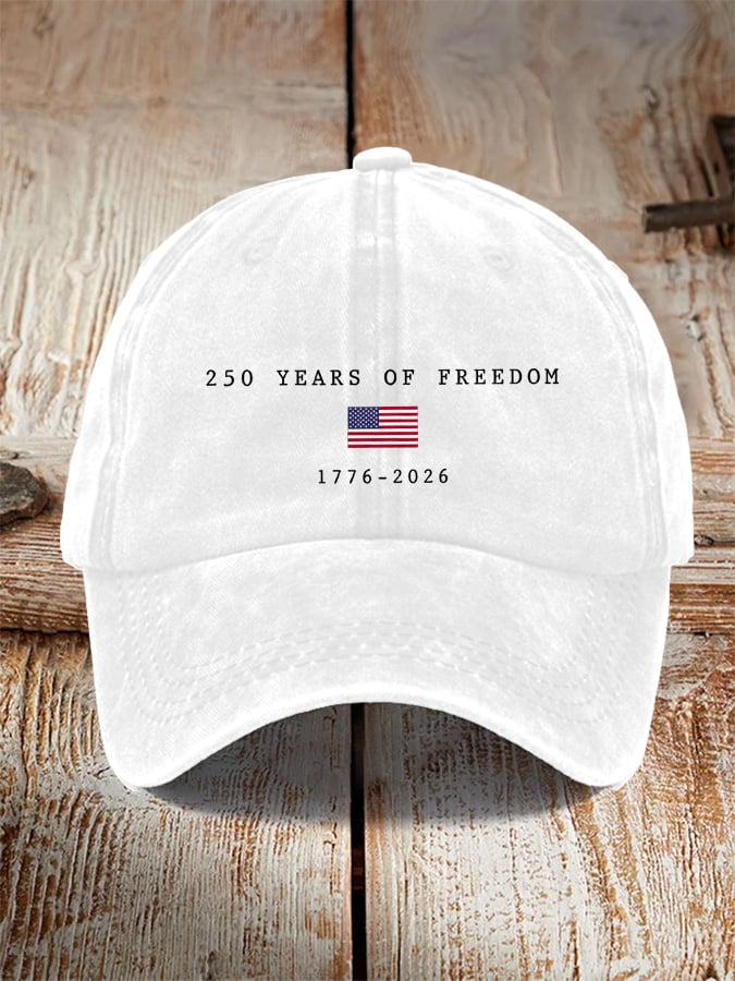 Unisex America Flag Print Baseball Cap
