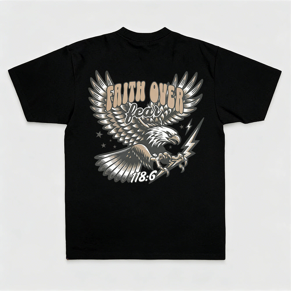 Faith Over Fear Printed Women's T-shirt