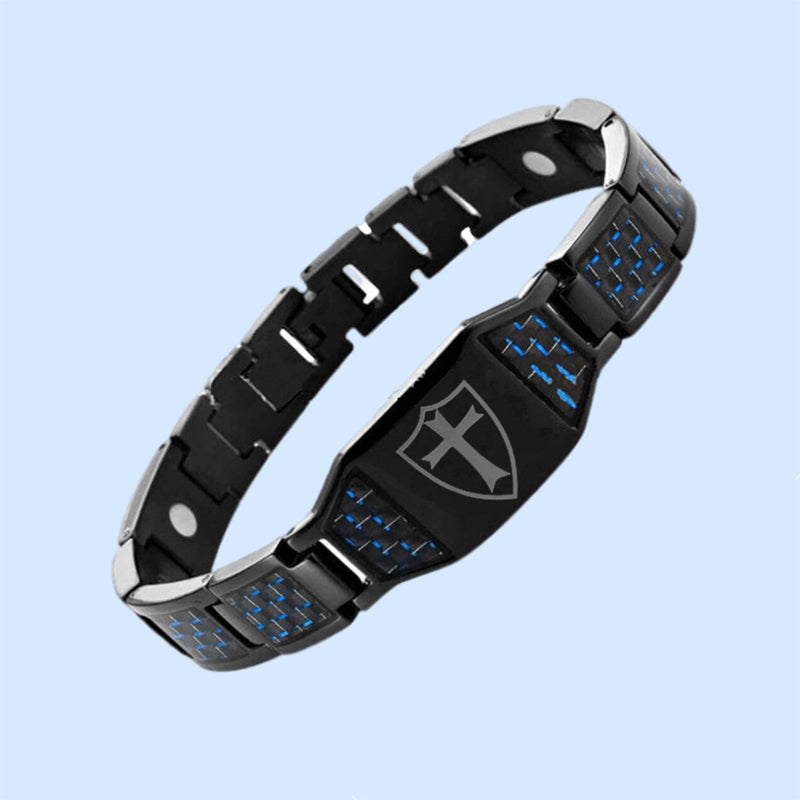 Men's Jesus cross energy bracelet