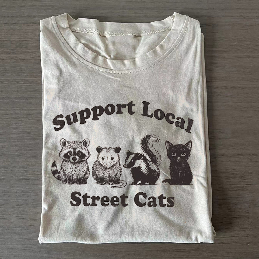 Support Local Street Cats T-shirt