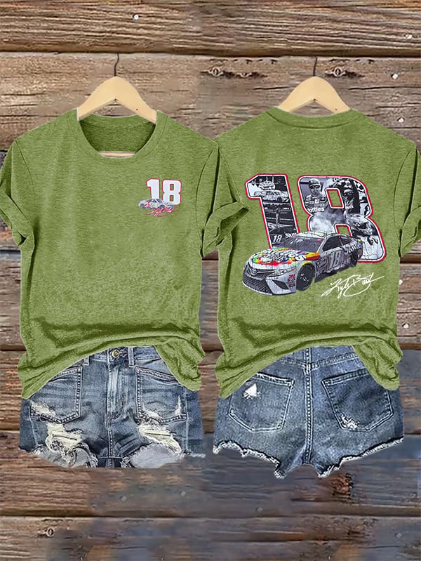 Women's Racing Print T-Shirt
