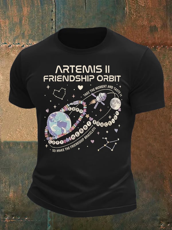 Men's Fun Planet Print T-Shirt