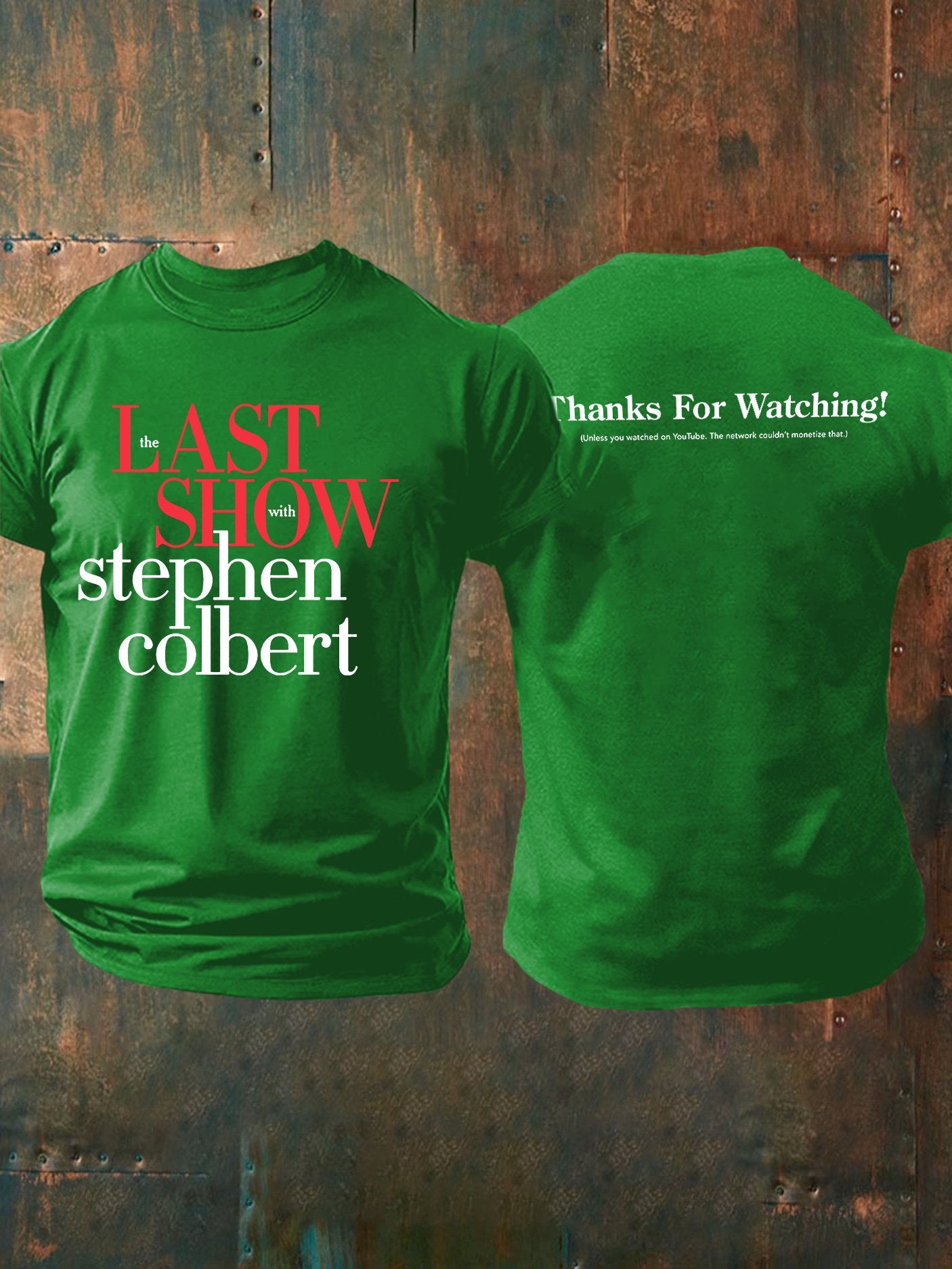 Men's Retro Last Show Print T-Shirt