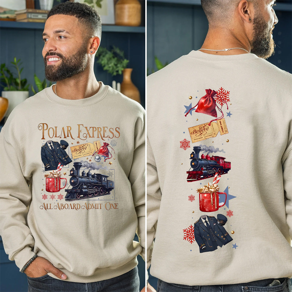 Christmas themed shirt,Christmas movie shirt,The Polar Express shirt.