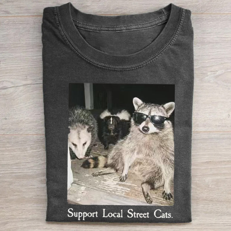 Support Local Street Cats T-shirt