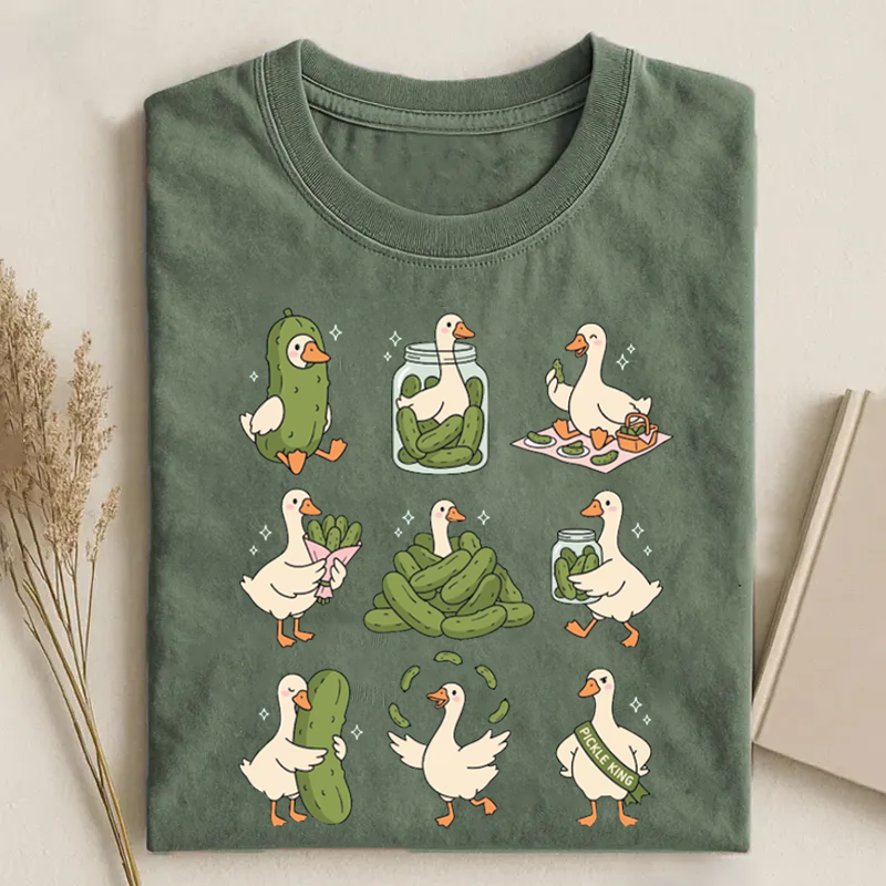Pickle Lover Silly Goose T-shirt