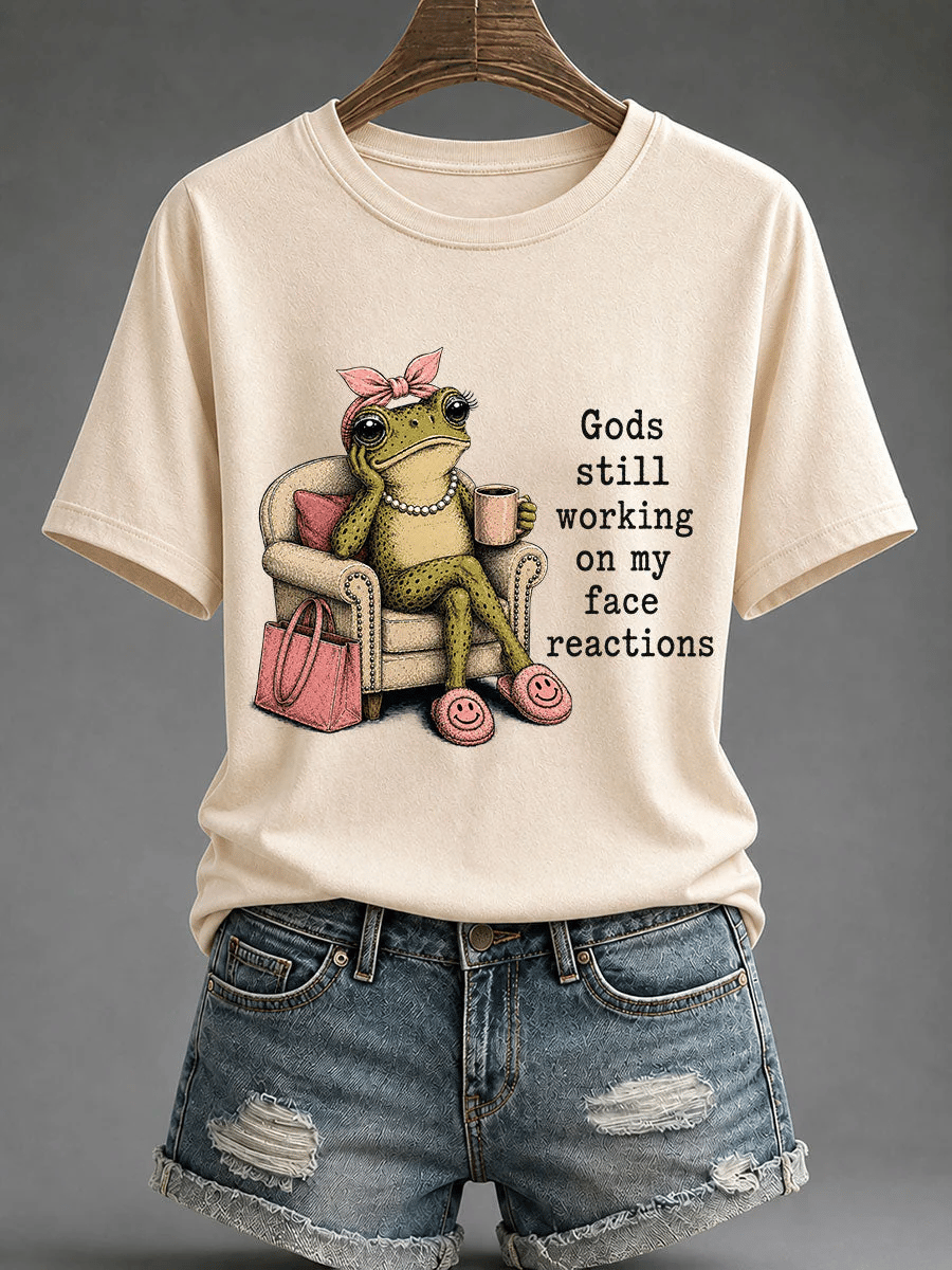 Women's Retro Funny Christian Print T-shirt