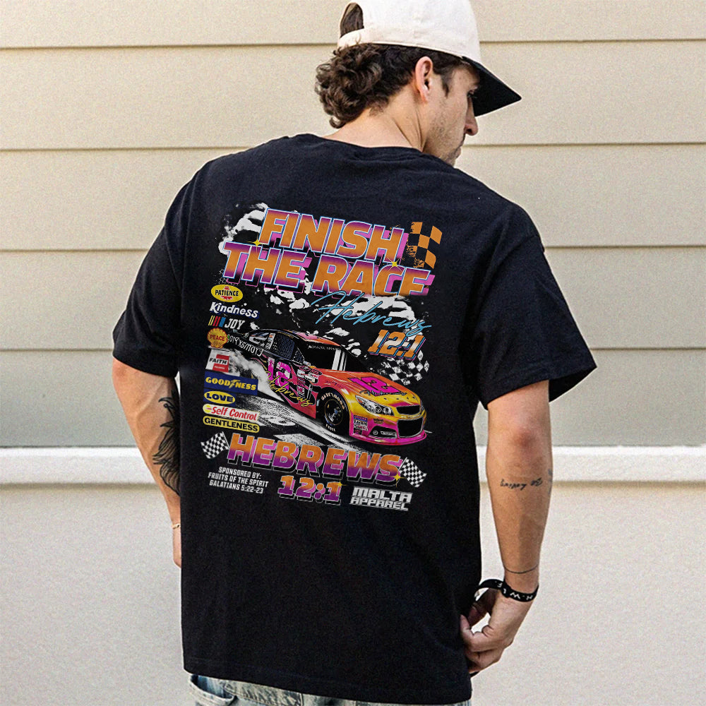 Finish The Race Hebrews 12:1 T-shirt