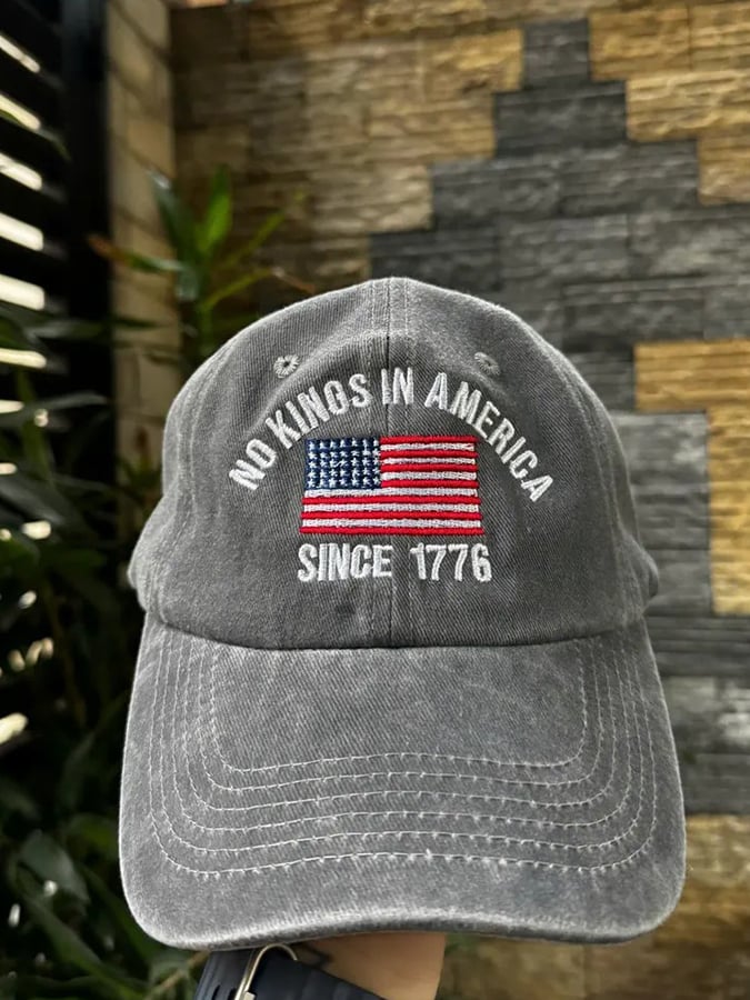 🔥Buy 3 Get 15% Off🔥No Kings In America Print Baseball Cap