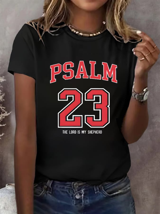 Women's Christian Psalm 23 T-Shirt