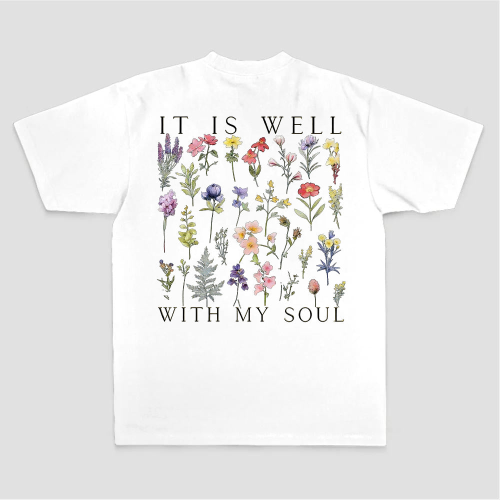 It Is Well With My Soul Printed Women's T-shirt