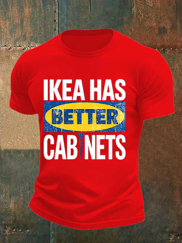 🔥Buy 3 Get 15% Off🔥Men's Ikea has better cabinet Classic Print T-Shirt