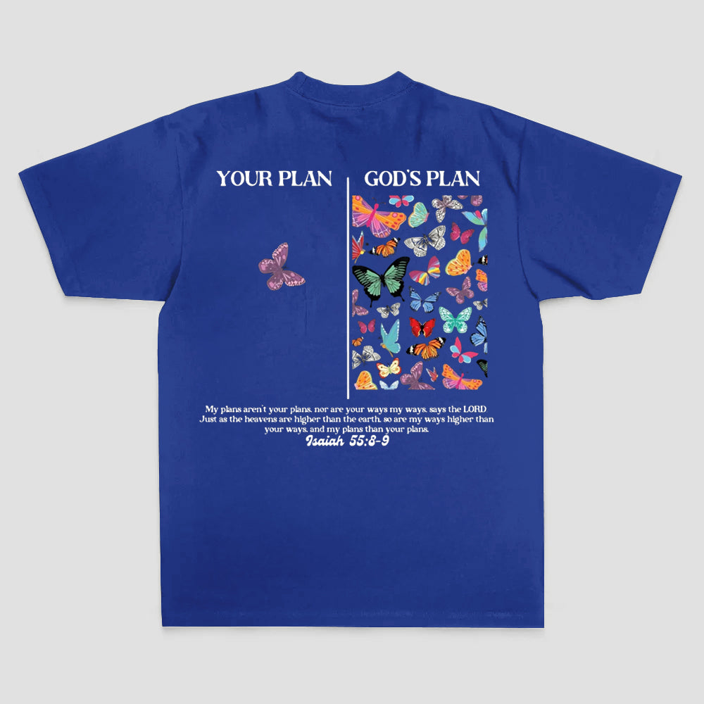 Your Plan God's Plan Printed Women's T-shirt