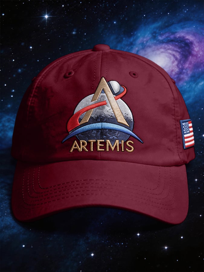 Unisex Artemis II 2026 Rocket Launch Print Hat