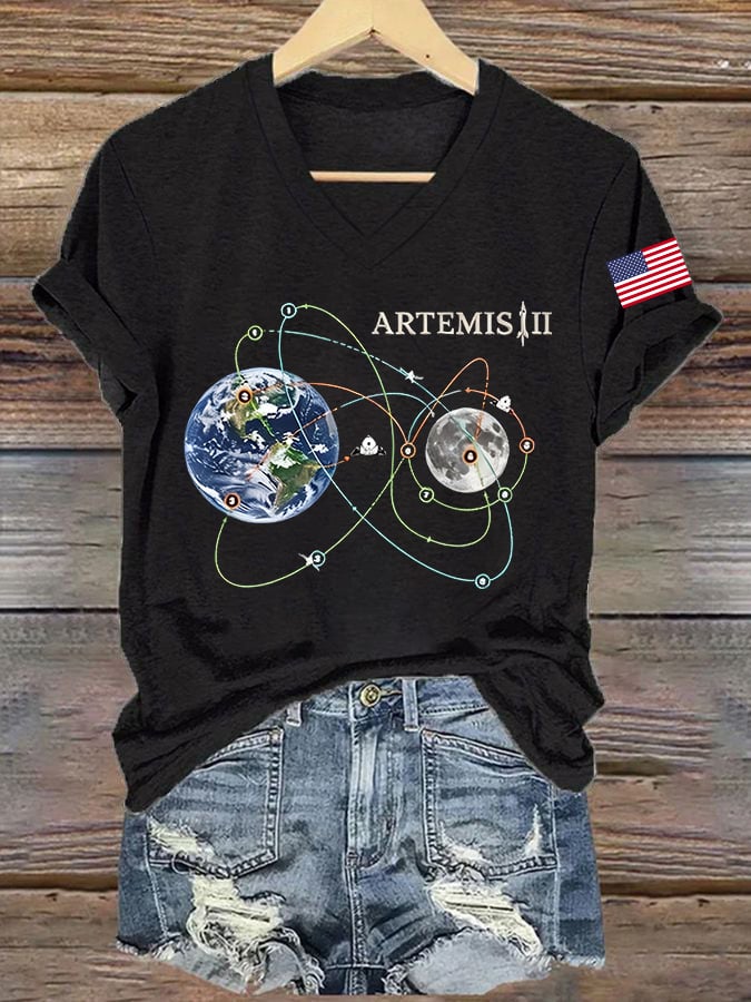 Women's Artemis II Print Short-Sleeve T-Shirt
