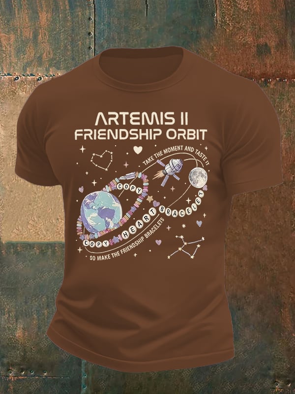 Men's Fun Planet Print T-Shirt