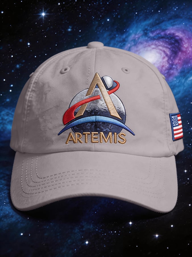 Unisex Artemis II 2026 Rocket Launch Print Hat