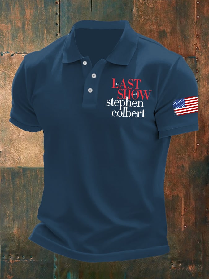 Men's Last Show Printed Polo Shirt