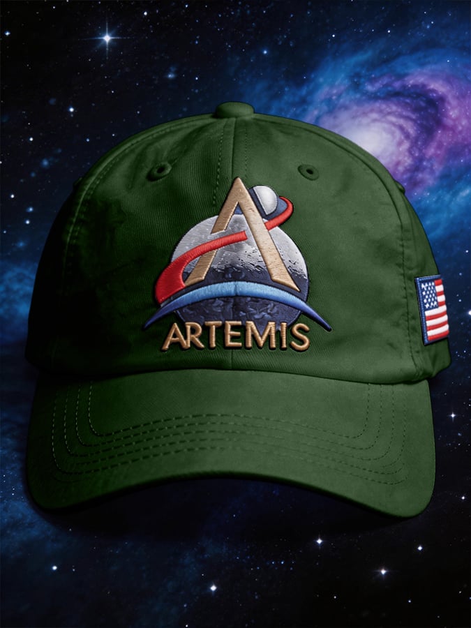 Unisex Artemis II 2026 Rocket Launch Print Hat