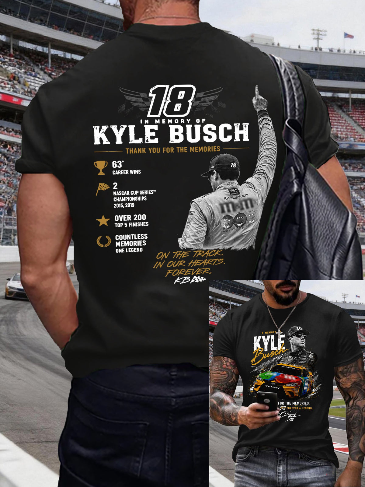 Men's Racing Legend Memorial Print T-Shirt
