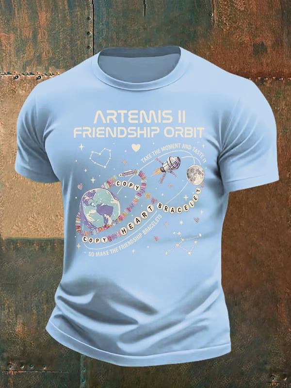 Men's Fun Planet Print T-Shirt