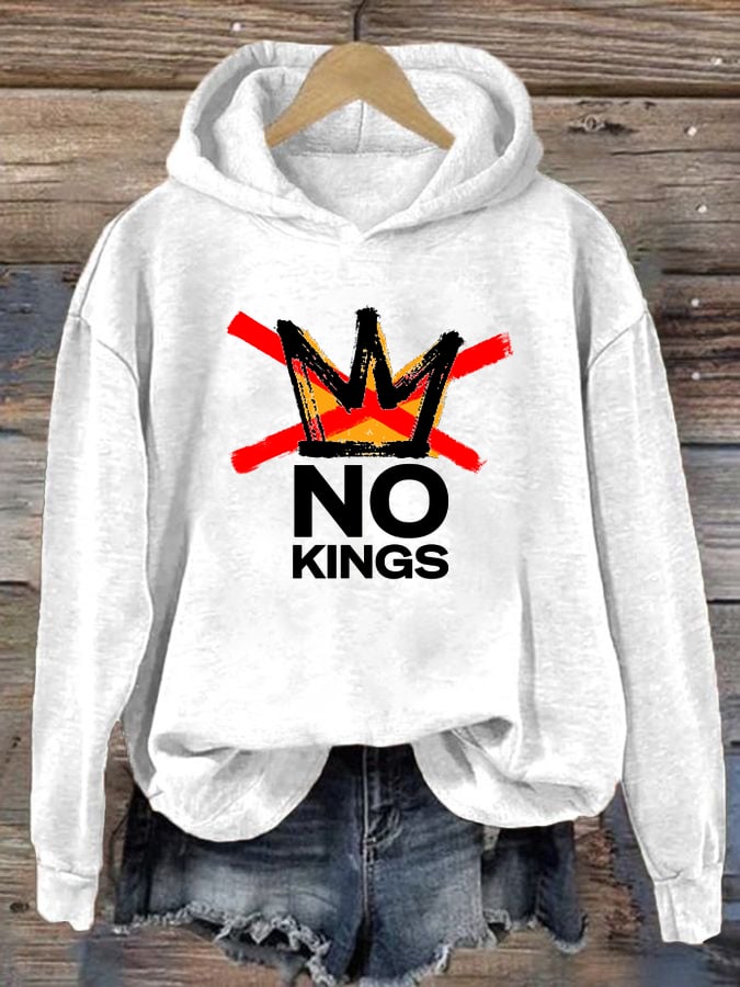 🔥Buy 3 Get 15% Off Women's America has No Kings Printed Casual Hoodies