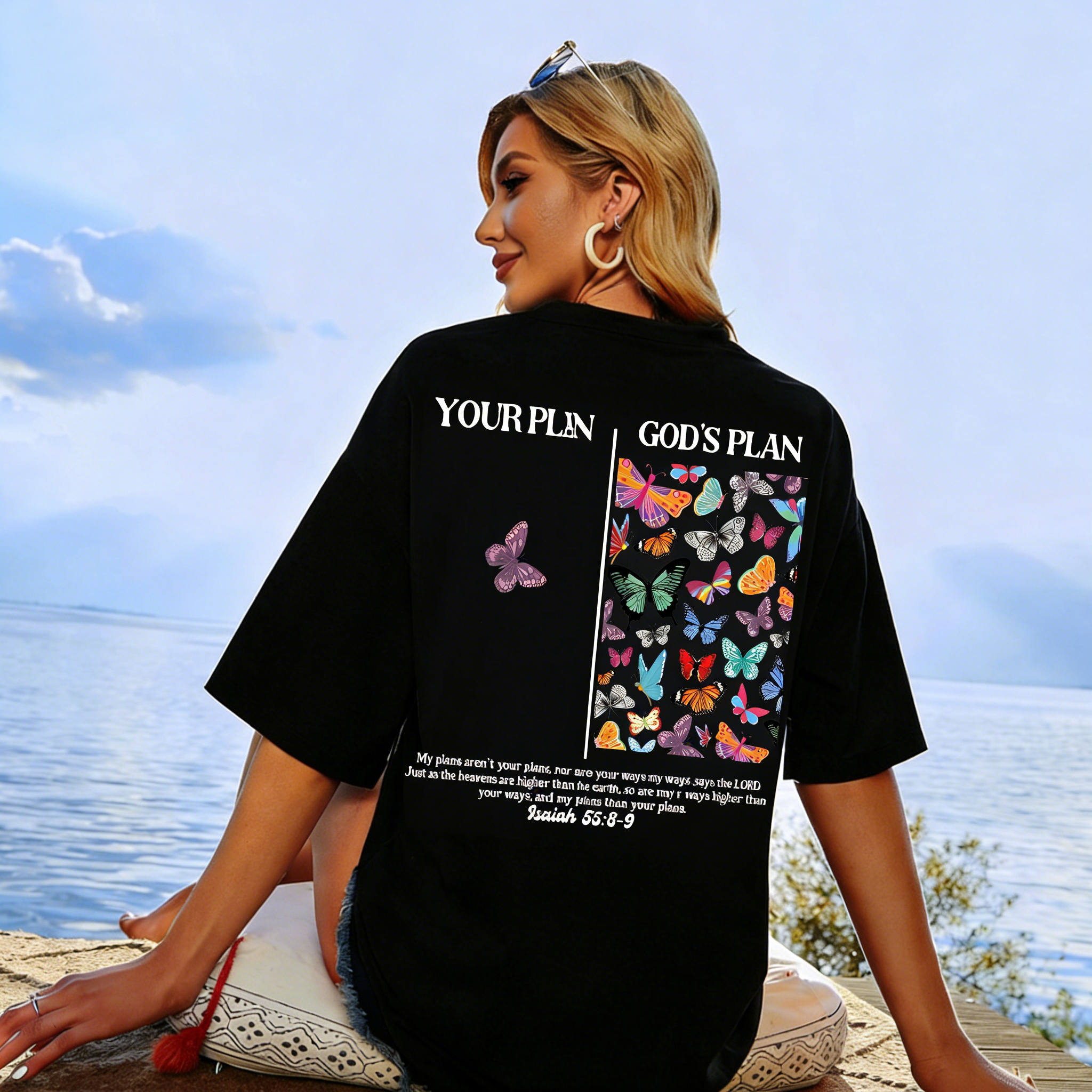 Your Plan God's Plan Printed Women's T-shirt
