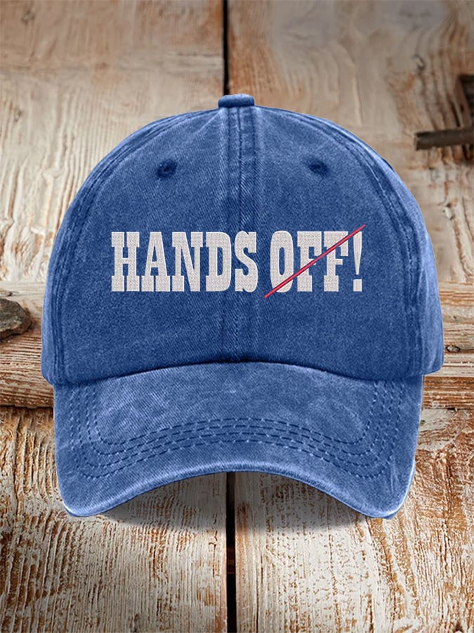 🔥Buy 3 Get 15% Off🔥Unisex Hands Off Protest Print Hat