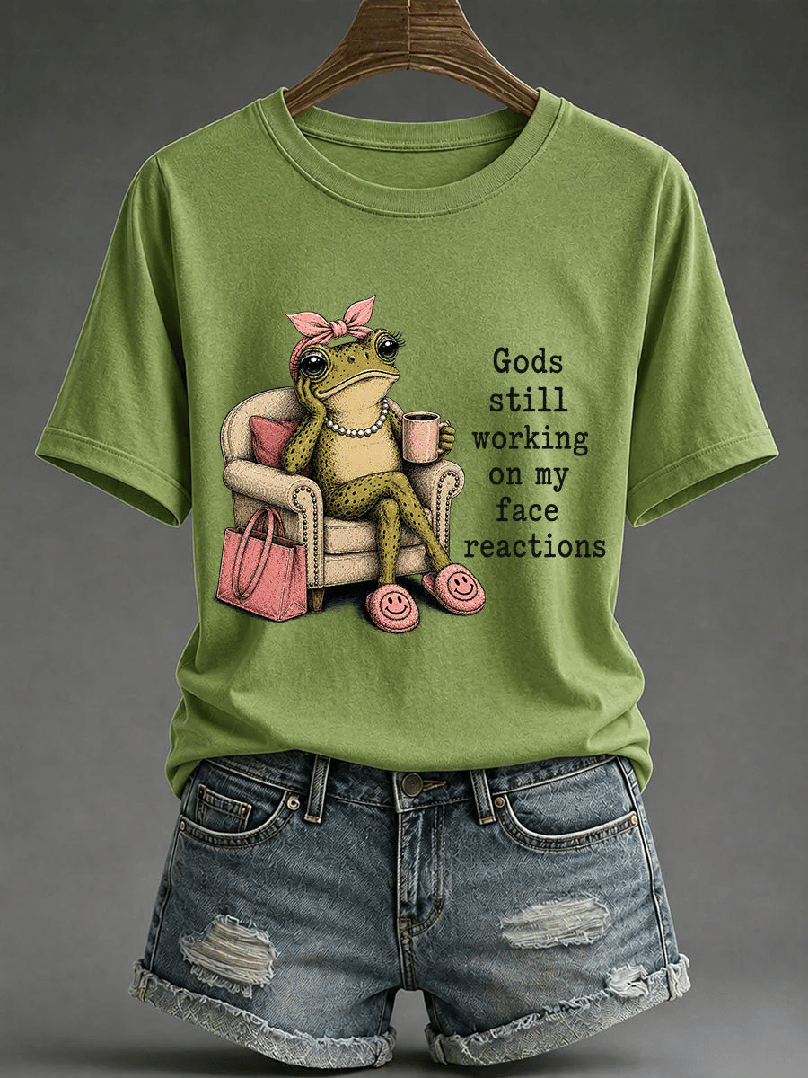 Women's Retro Funny Christian Print T-shirt