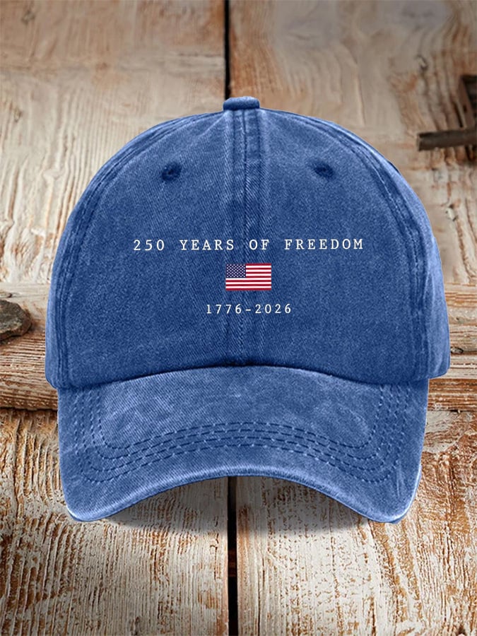 Unisex America Flag Print Baseball Cap