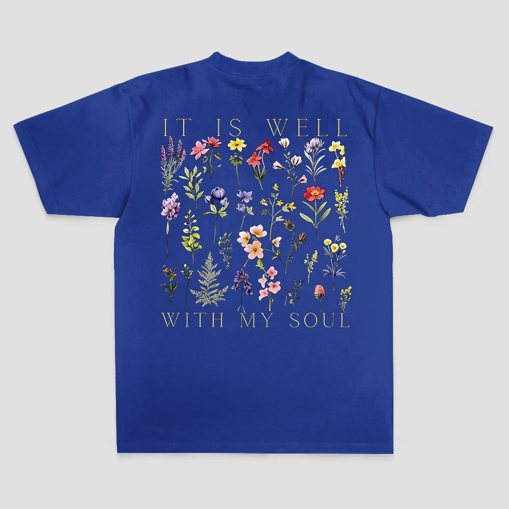 It Is Well With My Soul Printed Women's T-shirt