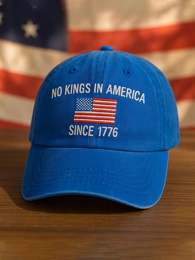 🔥Buy 3 Get 15% Off🔥No Kings In America Print Baseball Cap
