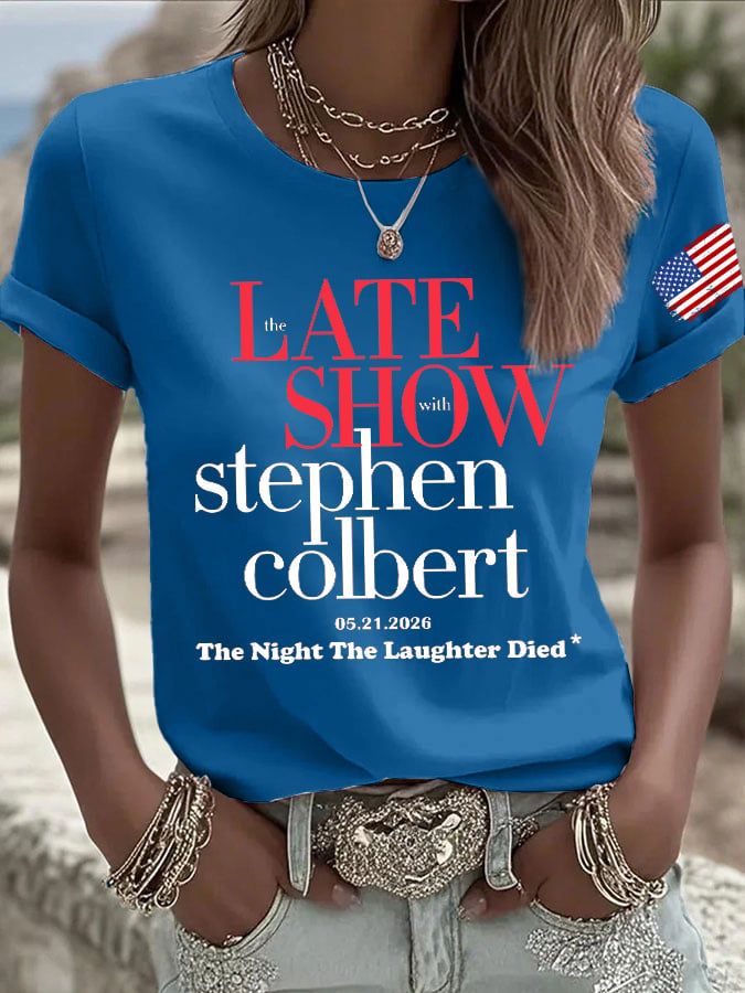 🔥Buy 3 Get 15% Off🔥Retro Last Show 05.21.2026 The Night The Laughter Died Print T-Shirt