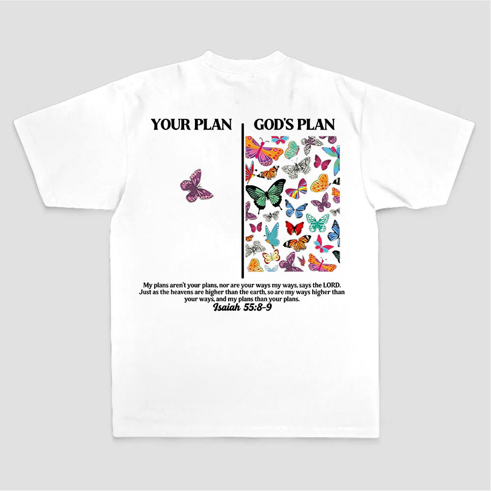 Your Plan God's Plan Printed Women's T-shirt