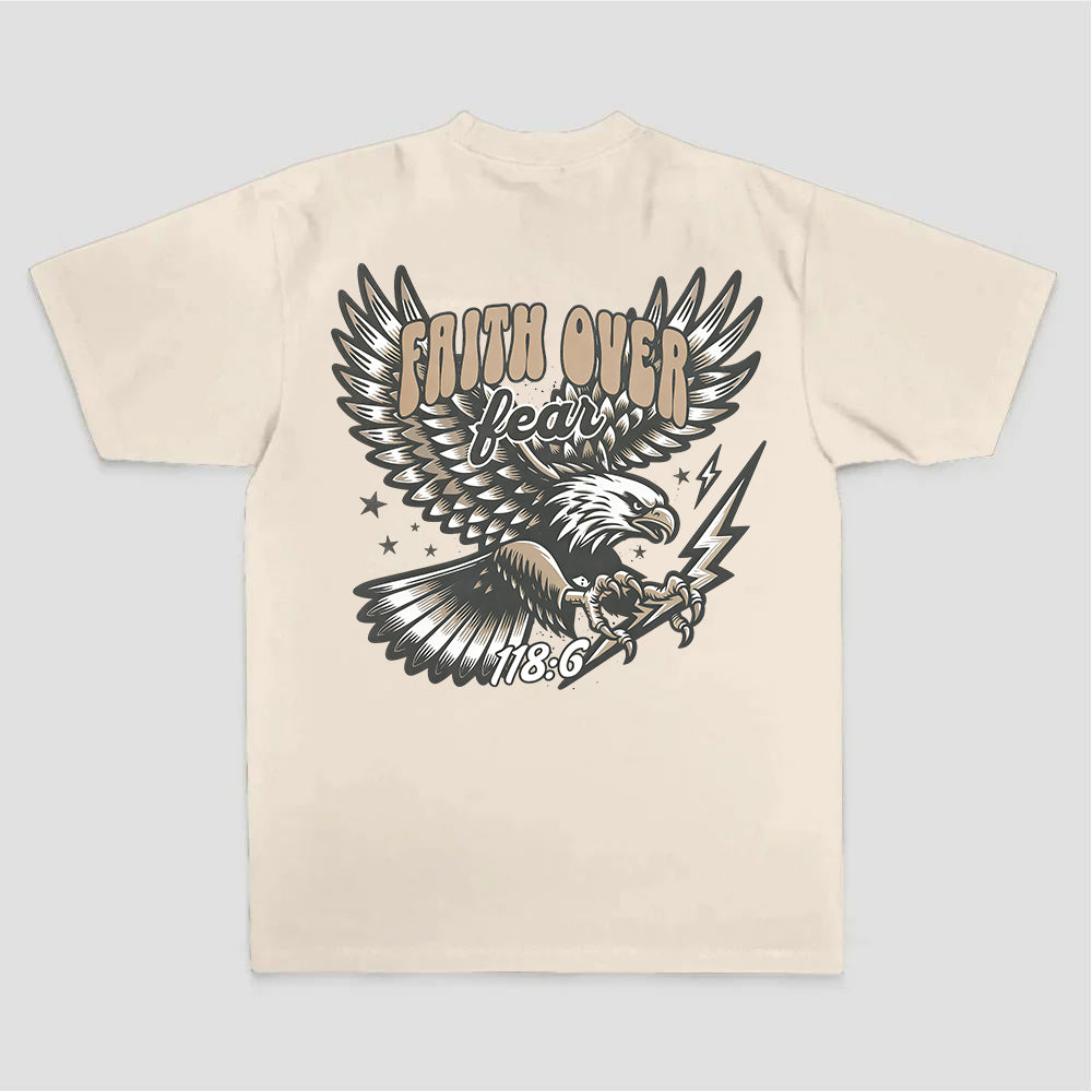 Faith Over Fear Printed Women's T-shirt