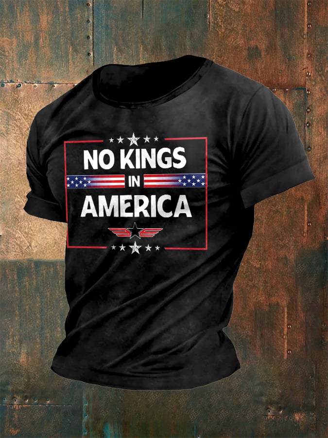 🔥Buy 3 Get 15% Off🔥Men's Casual Fashion American Kingless Print T-Shirt