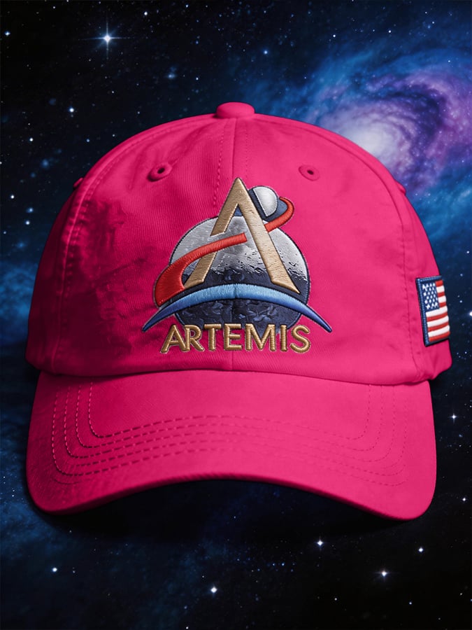 Unisex Artemis II 2026 Rocket Launch Print Hat