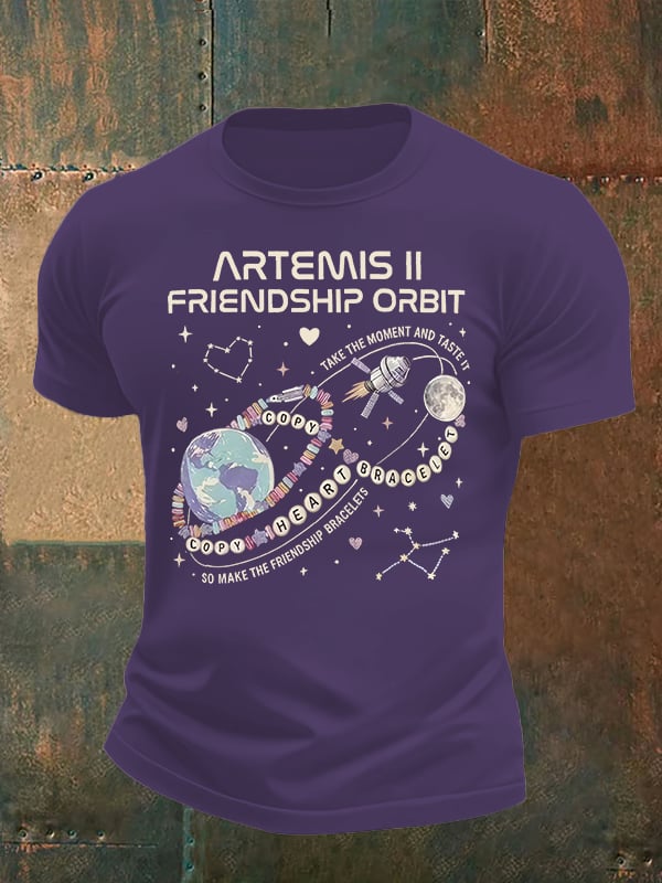 Men's Fun Planet Print T-Shirt