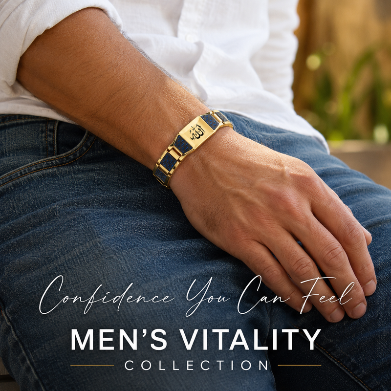 Men's Jesus cross energy bracelet