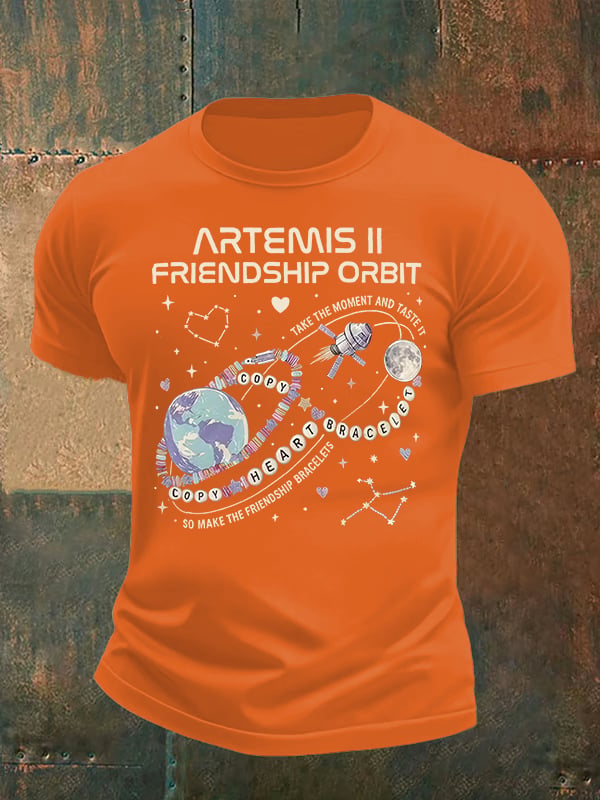 Men's Fun Planet Print T-Shirt