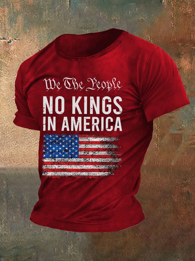 🔥Buy 3 Get 15% Off🔥Men's casual American flag-free T-shirt