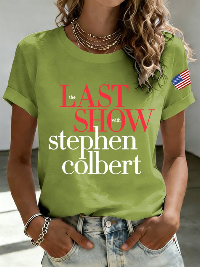 Retro Last Show Print T-Shirt