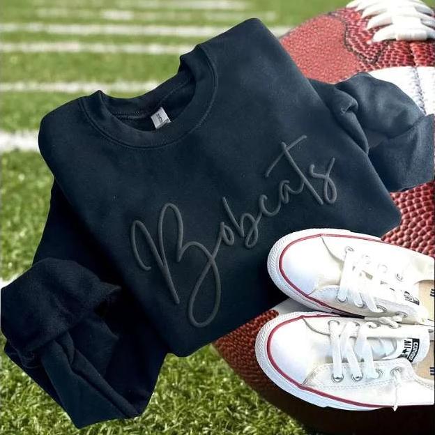 Custom Football Team Game Day Puff Sweatshirt