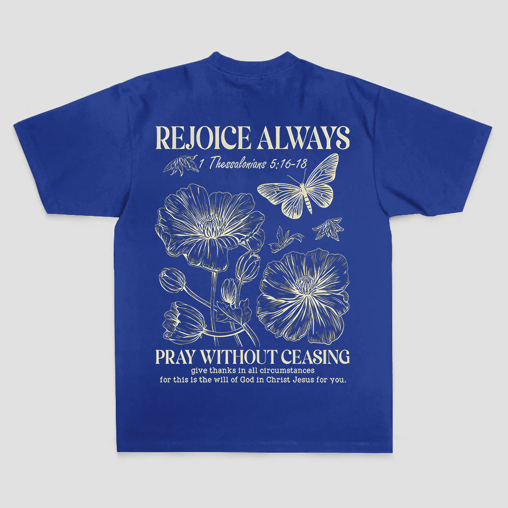 Rejoice Always Printed Women's T-shirt