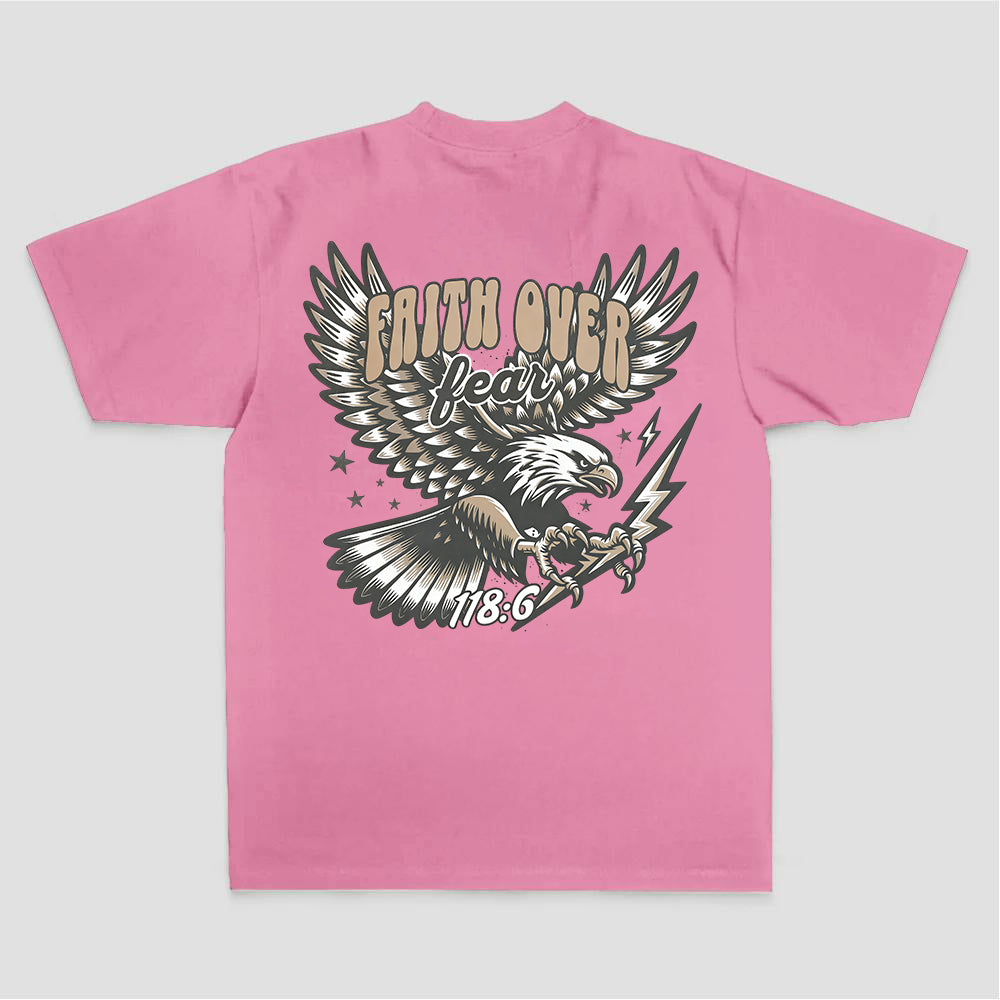 Faith Over Fear Printed Women's T-shirt
