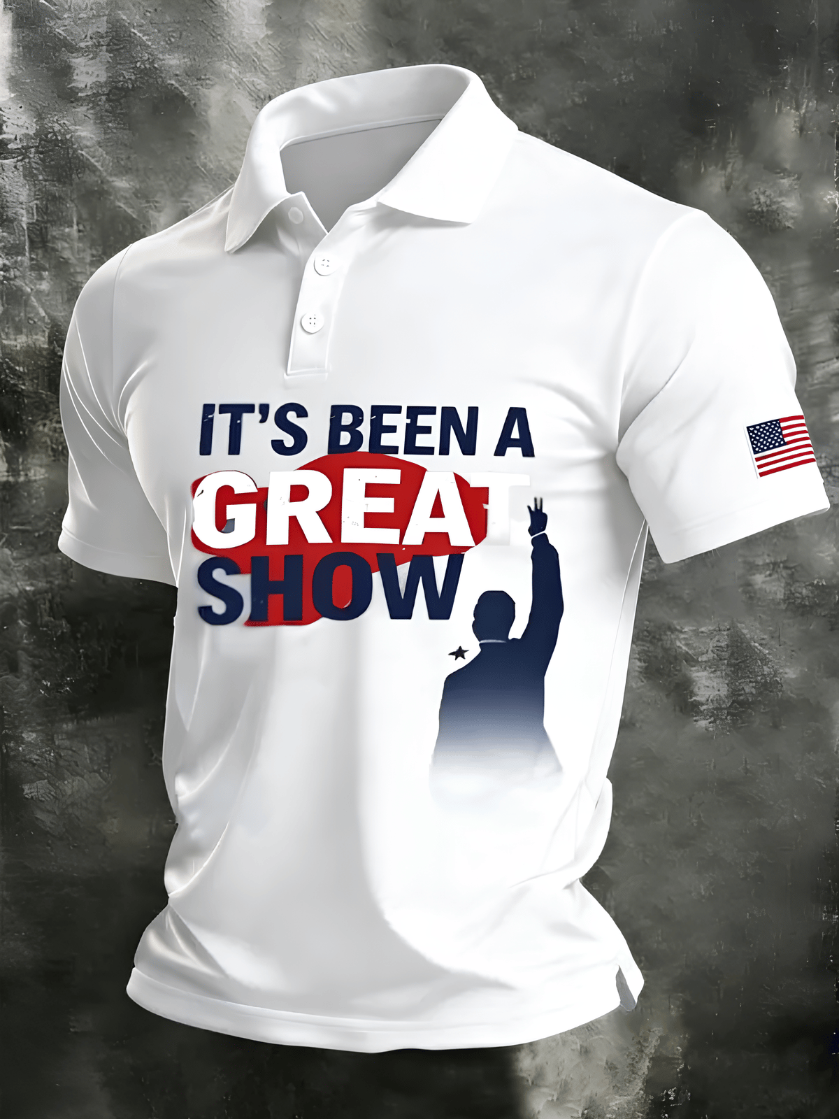 Men's Last Show Print Polo Shirt