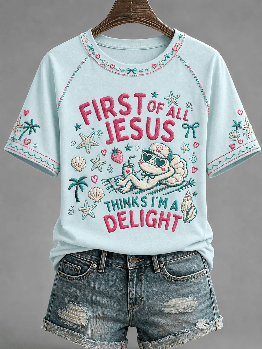 Women's Faith Printing T-Shirts
