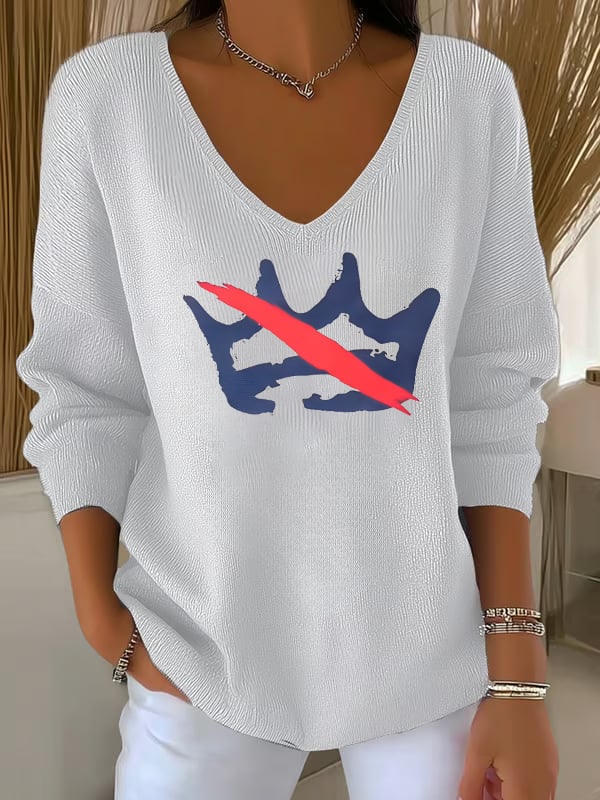 🔥Buy 3 Get 15% Off🔥Women's America has no kings print Sweatshirt